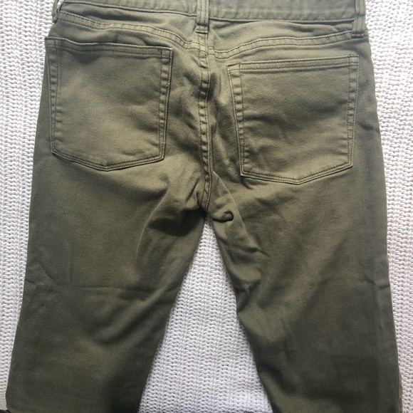 J. Crew army green jeans - Picture 4 of 6